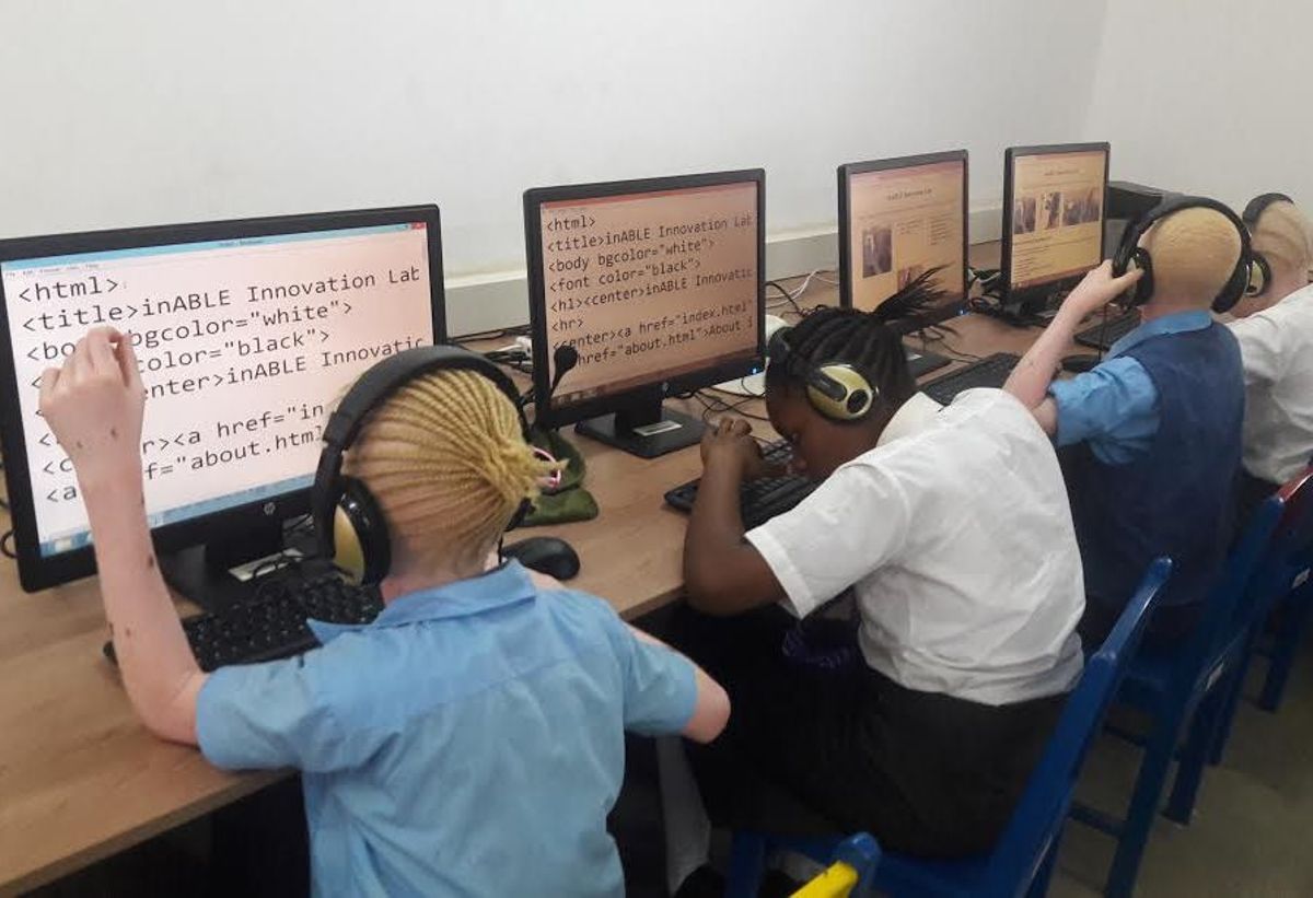 Microsoft launches computer lab for blind students in Likoni